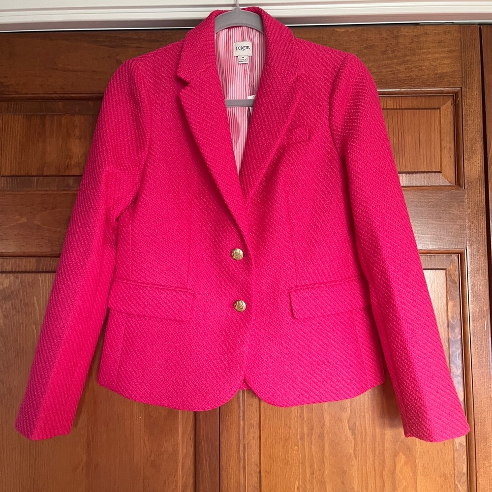 🎉Weekend sale🎉J. Crew Hot Pink Blazer
